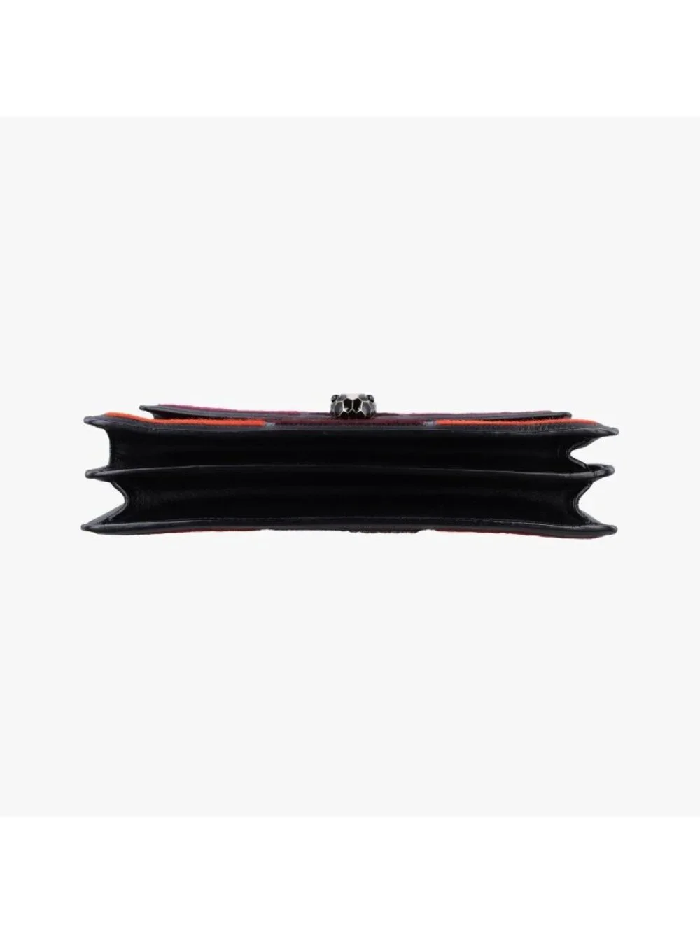 Bvlgari Serpenti Orange Pink Bordeaux Calf Hair Shoulder